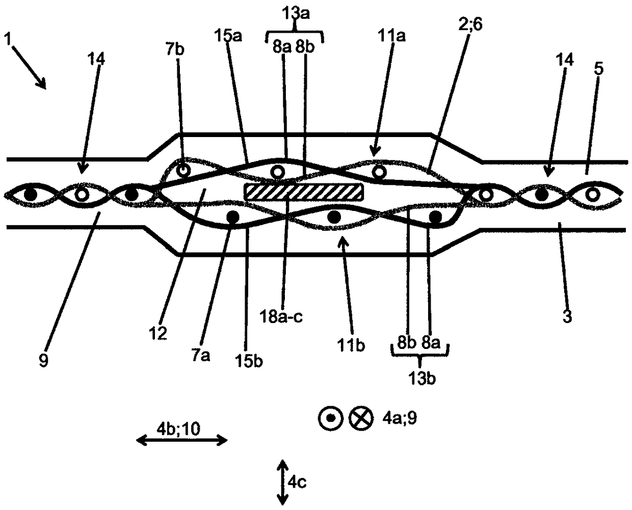 Use of a multi-layered sheet material having at least one textile fabric, passage element having such a multi-layered sheet material, and vehicle, passenger boarding bridge or passenger boarding steps having such a passage element