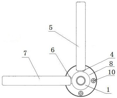 Fixing structure based on smart power grid cable and mounting method