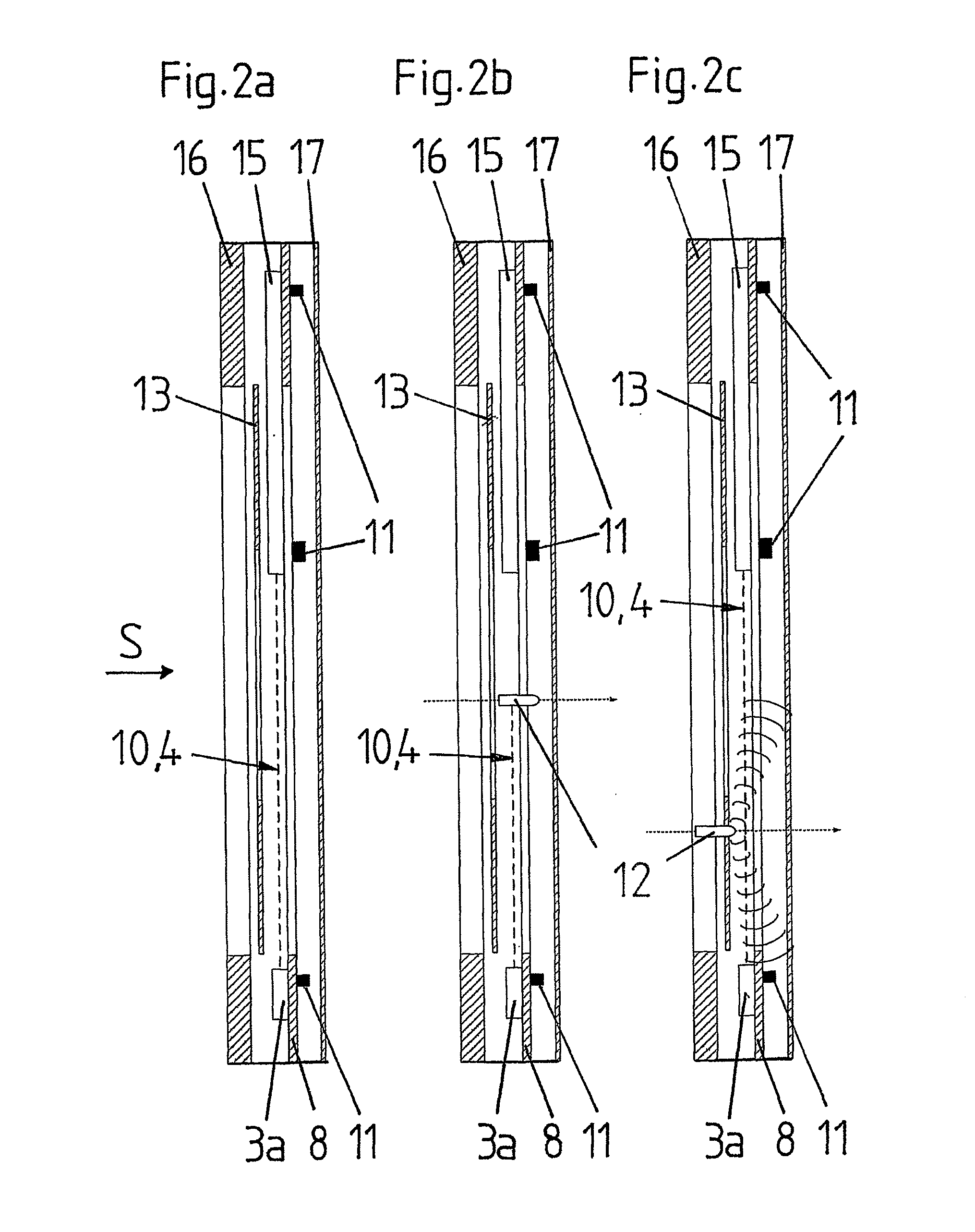 Method for electronically determining the shooting position on a shooting target