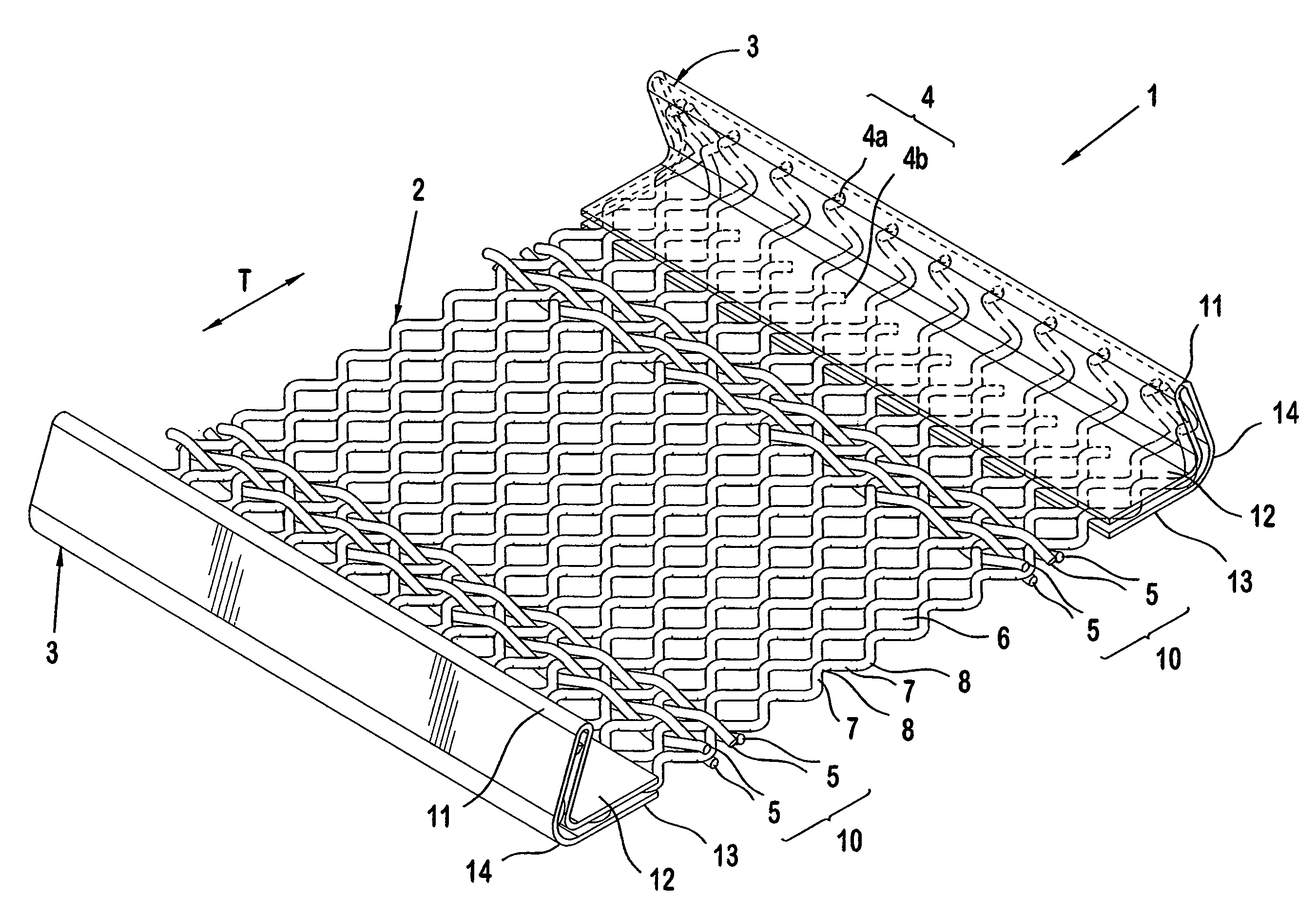 Screen for a Vibratory Separator Having Tension Reduction Feature