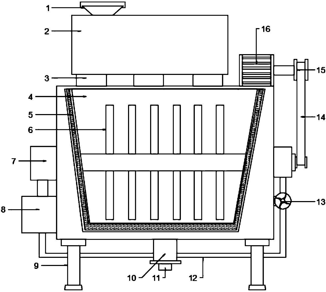 Device for injection molding of high polymer material