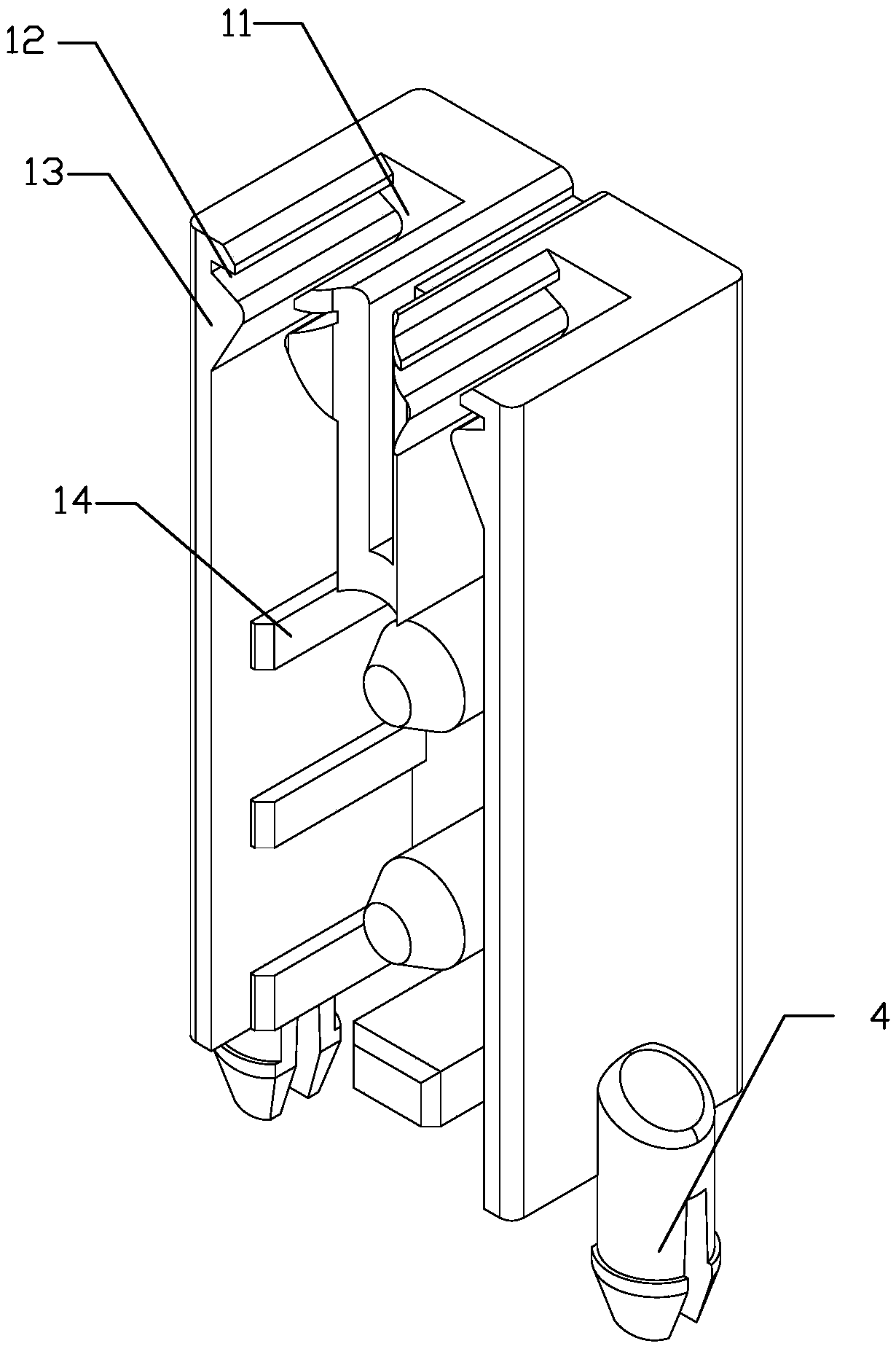 A single-phase electronic intelligent electric meter plug-in device