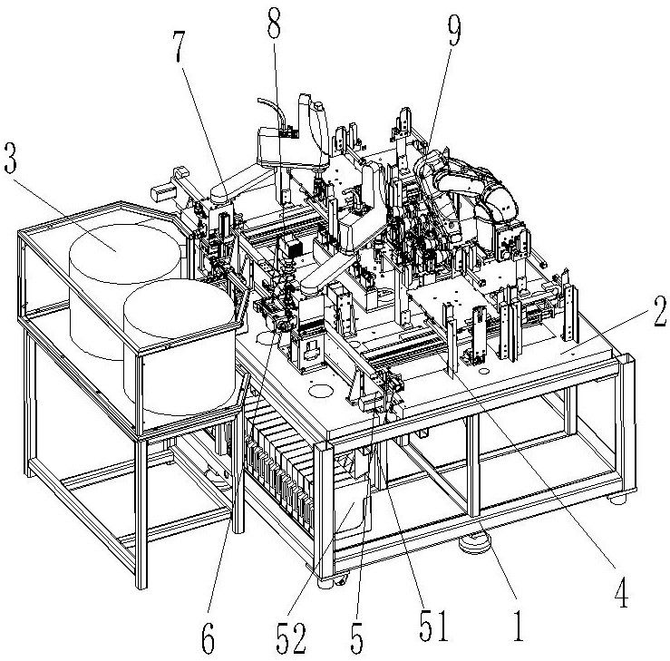 Visual inspection equipment for mobile phone camera bracket