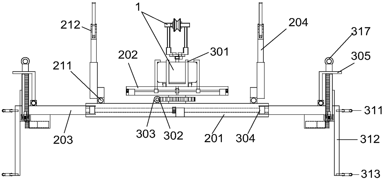 An autonomous on-line and off-line device for a live-line working robot