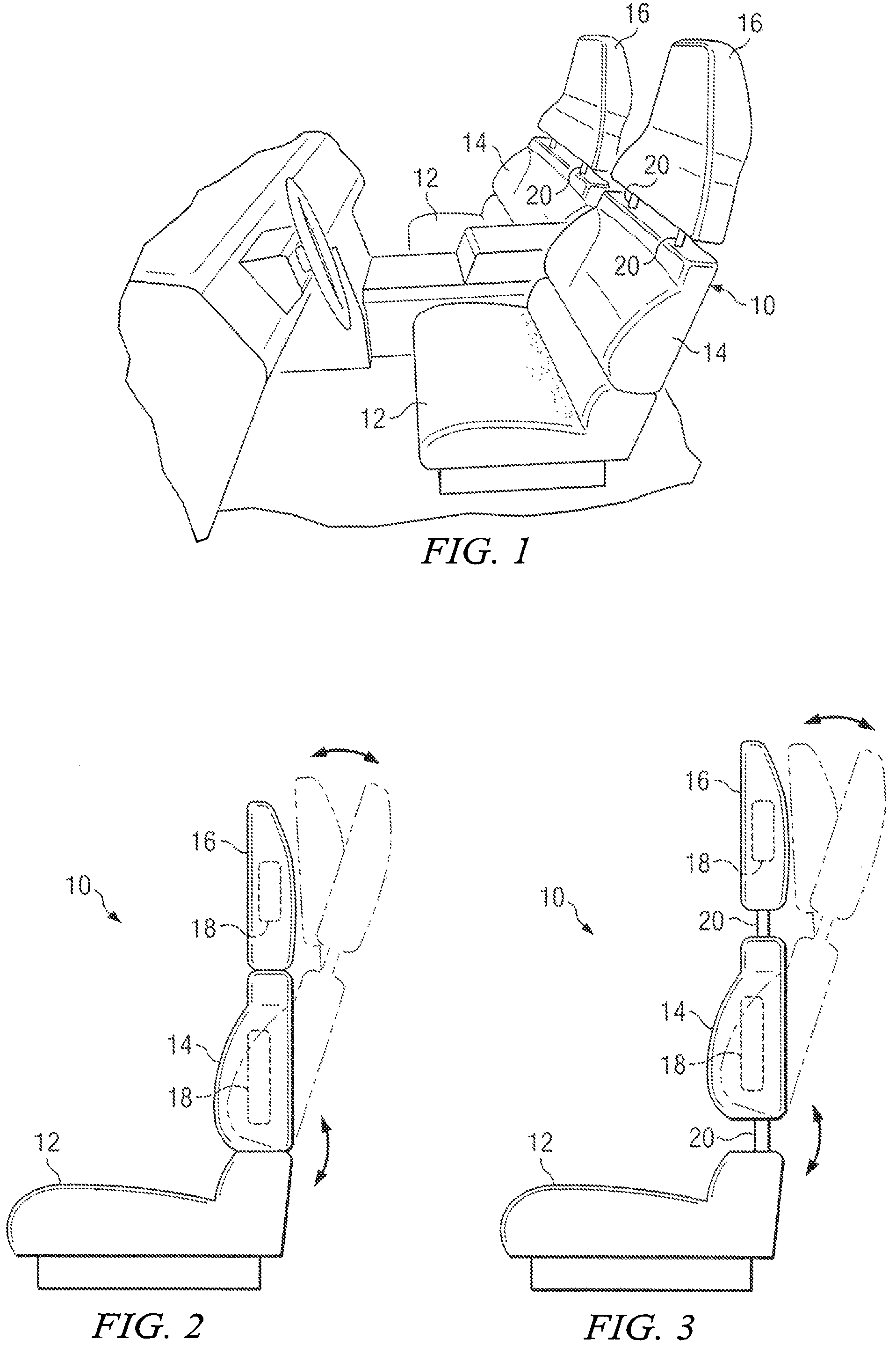 Adjustable seat for automobiles and trucks