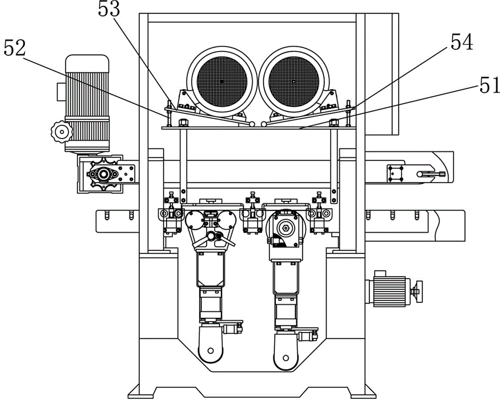 Bottom surface sanding machine