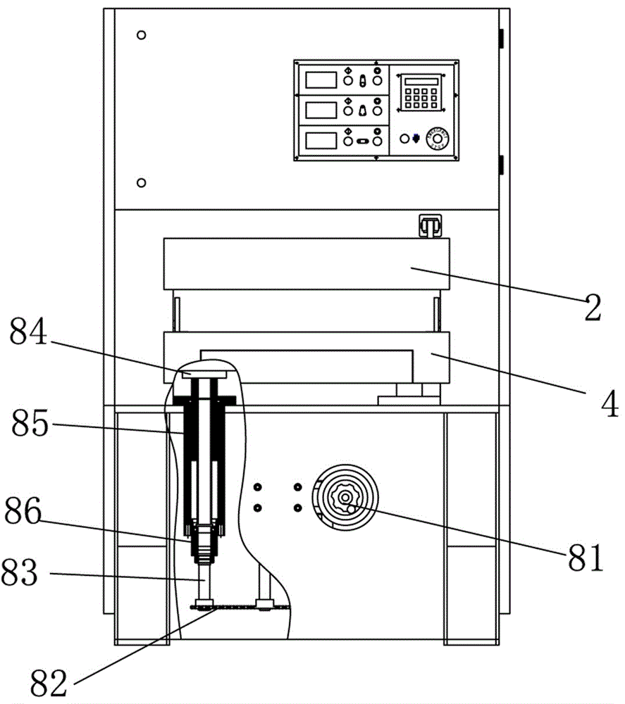 Bottom surface sanding machine