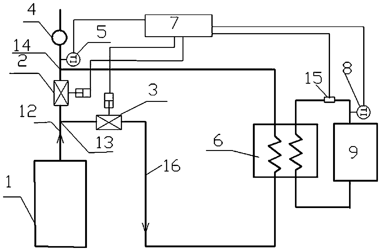 A power plant boiler waste heat utilization system with intelligent control of fan frequency