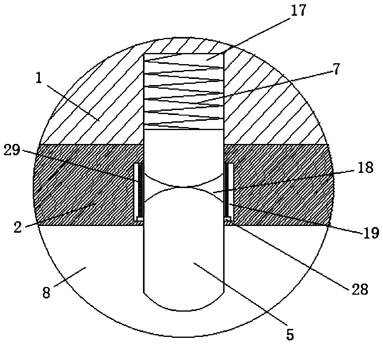 Novel pin tumbler lock cylinder capable of avoiding technical opening