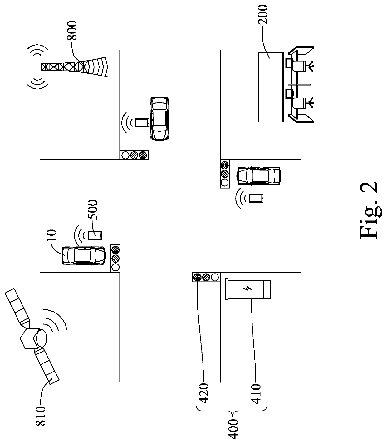 Bidirectional interactive traffic-control management system