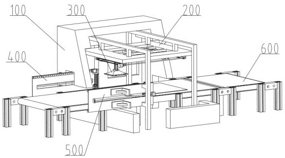 An automatic flip surface detection and floating hair adsorption device at the end of a scarf