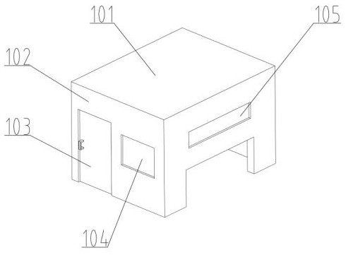 An automatic flip surface detection and floating hair adsorption device at the end of a scarf