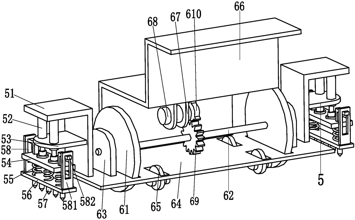 An intermittent automatic dust removal equipment for new energy vehicle three-dimensional garage