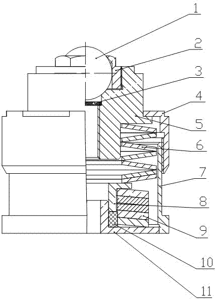 A kind of anti-collision device for heavy photoelectric equipment