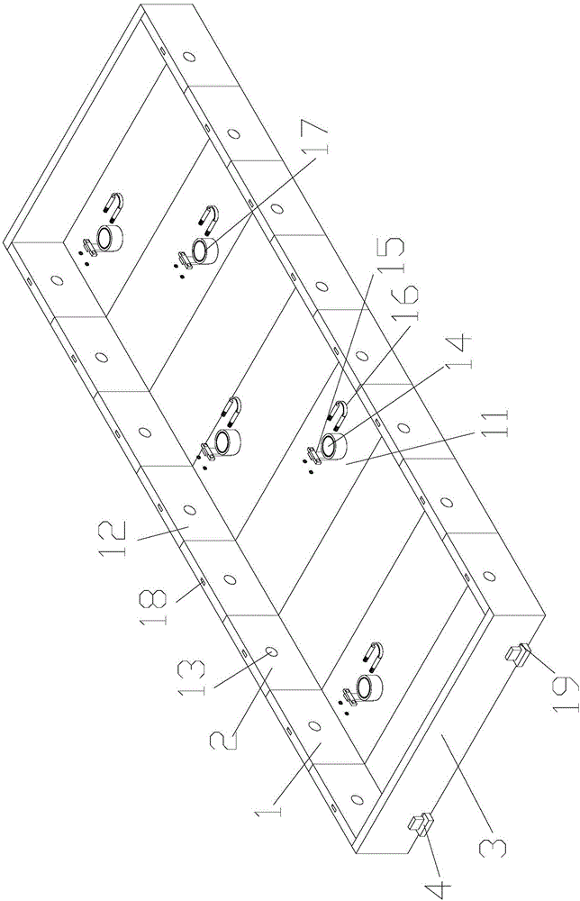 Connectable aluminum alloy formwork