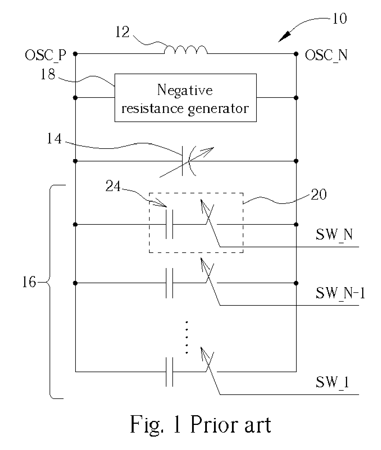 Switched capacitor circuit capable of minimizing clock feedthrough effect and having low phase noise and method thereof