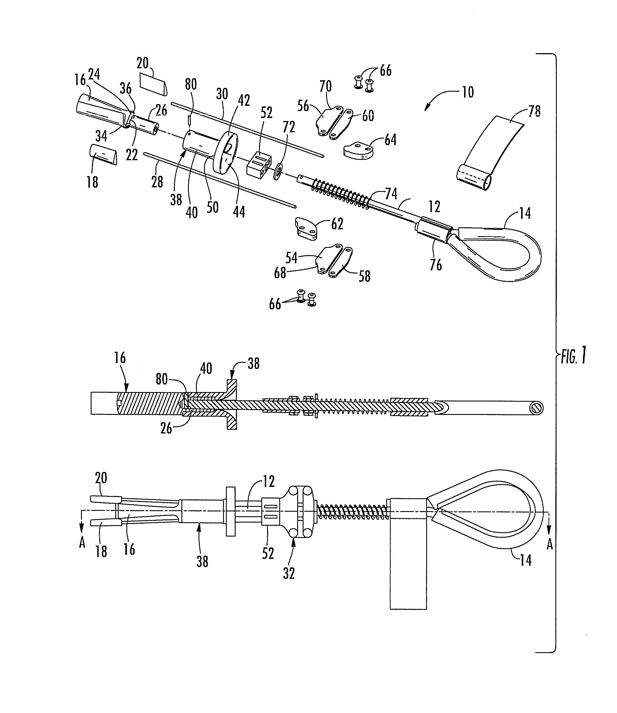 Expansible hole anchor