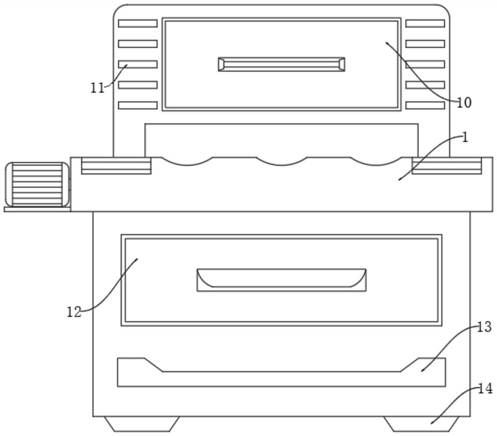 Continuous cutting and flow dividing device for automobile expansion rubber strip production and using method of continuous cutting and flow dividing device