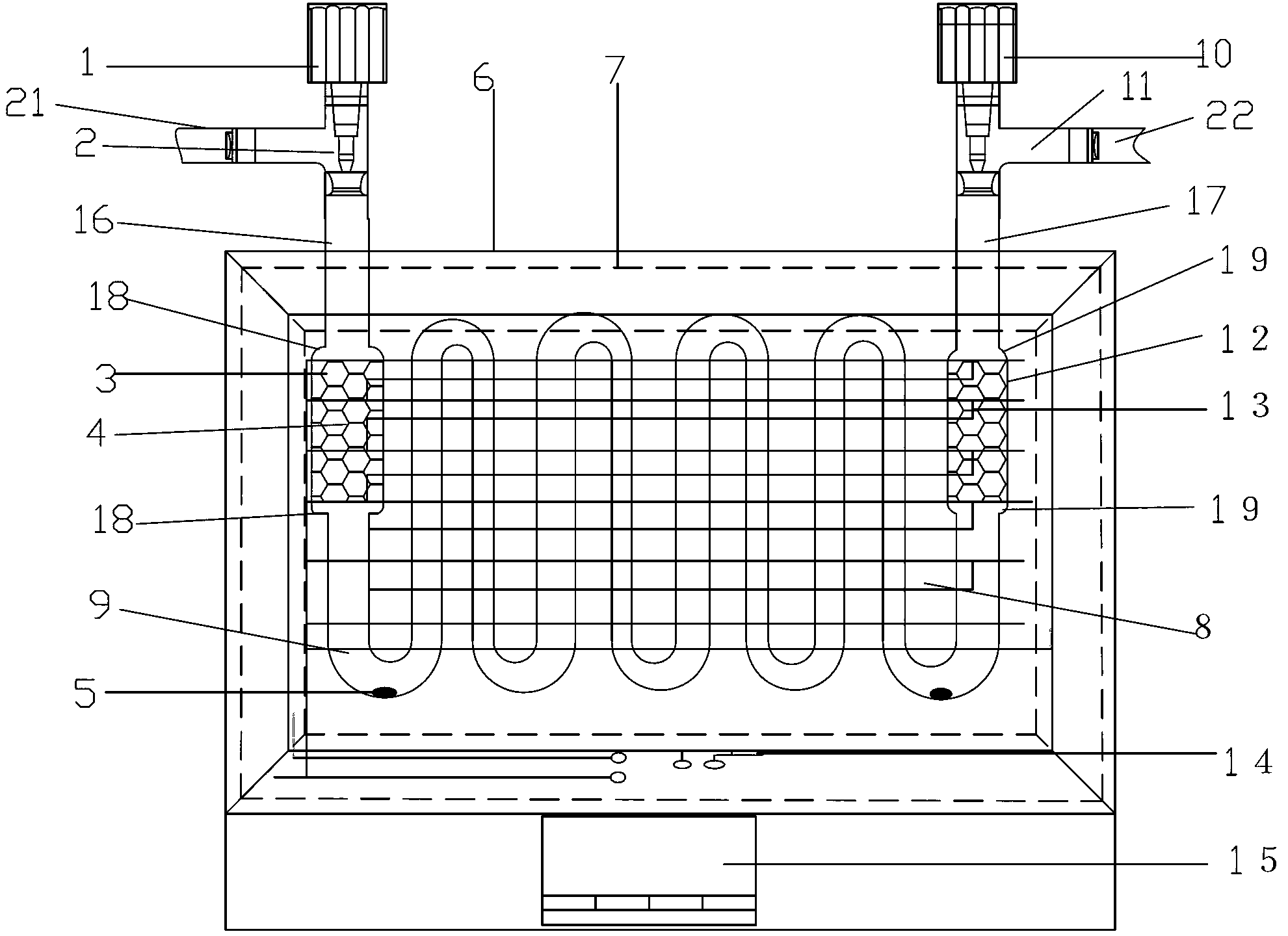 Method and device for highly purifying gas