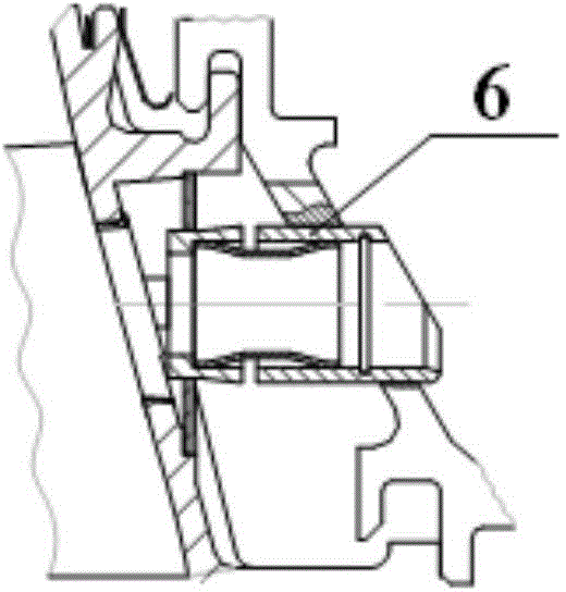 Irregularly-shaped thin-walled bushing dismounting tool