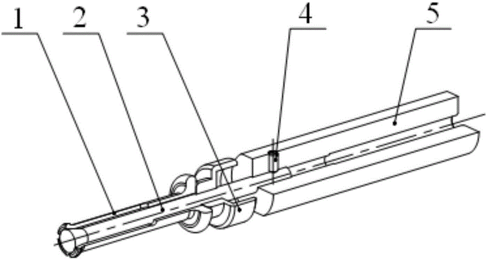 Irregularly-shaped thin-walled bushing dismounting tool