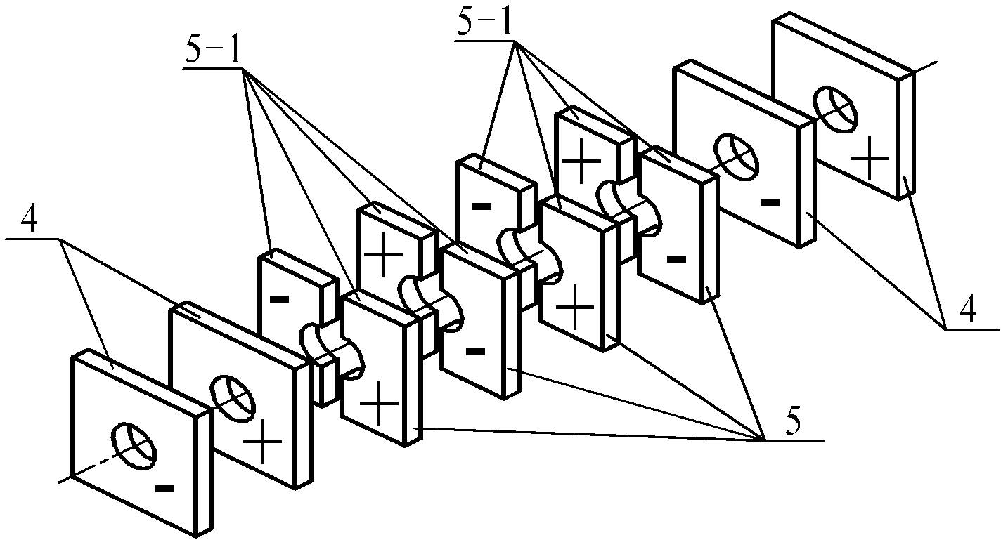 Longitudinal and bending composite mode sandwich two-foot ultrasonic linear motor oscillator with elastic support