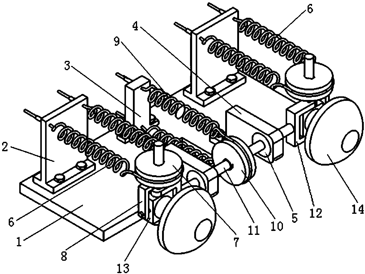 SMA (shape memory alloy) driven two-degree freedom human eye simulation mechanism