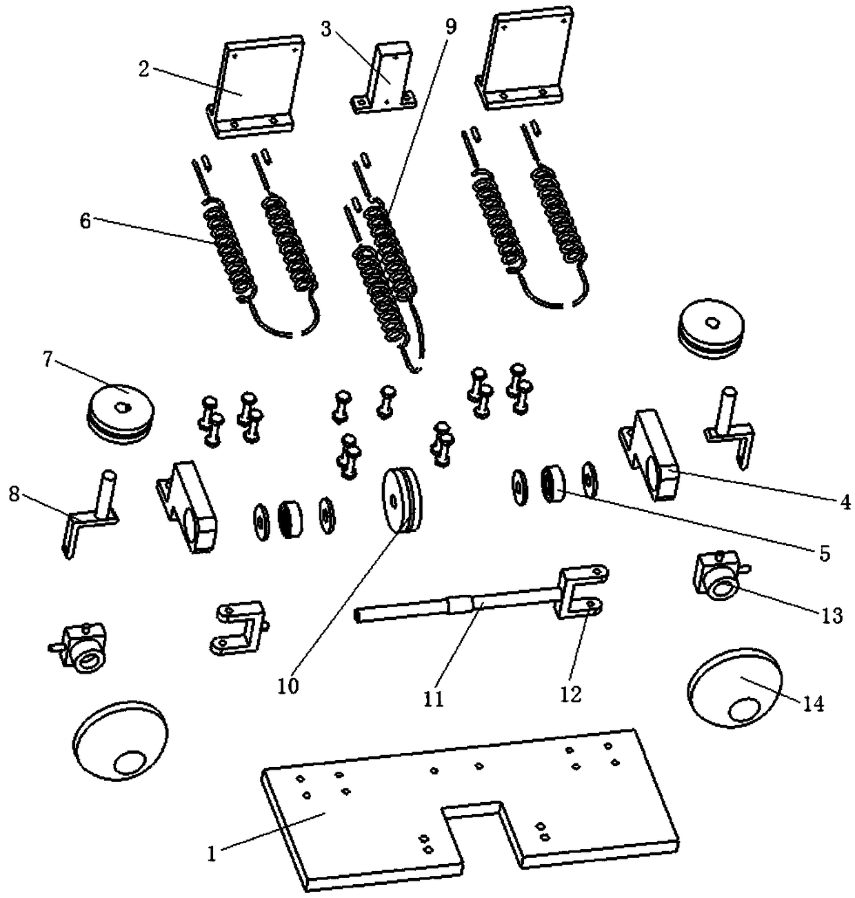 SMA (shape memory alloy) driven two-degree freedom human eye simulation mechanism