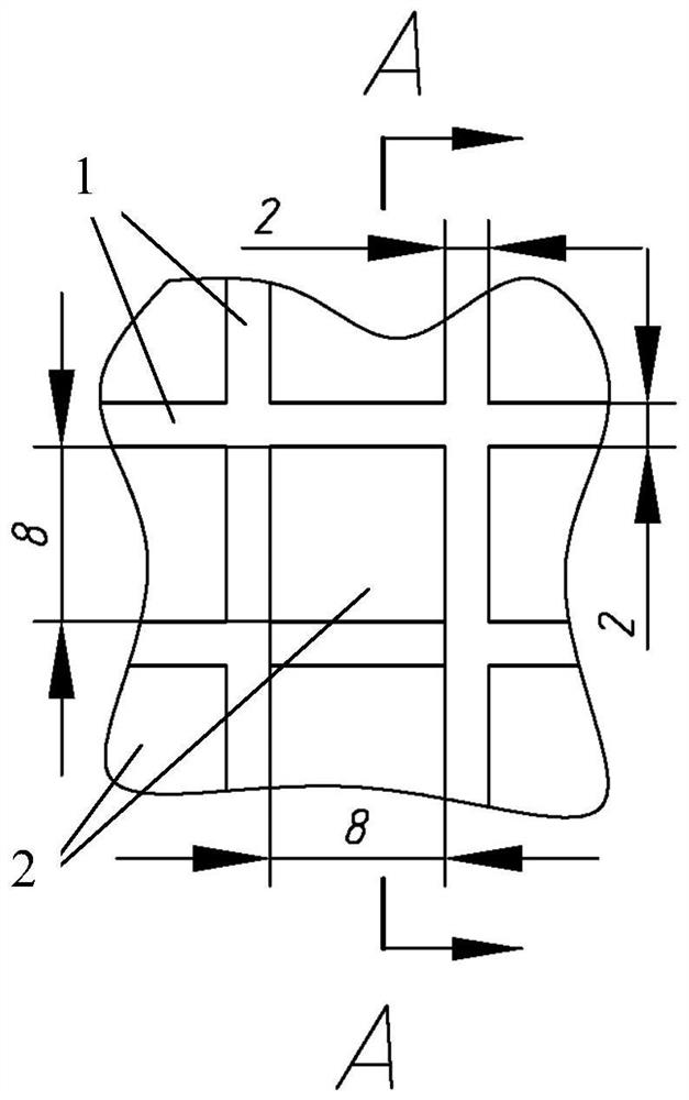 Preparation method of hydrophobic and oleophobic titanium alloy plate with laser processing skeleton strengthening structure