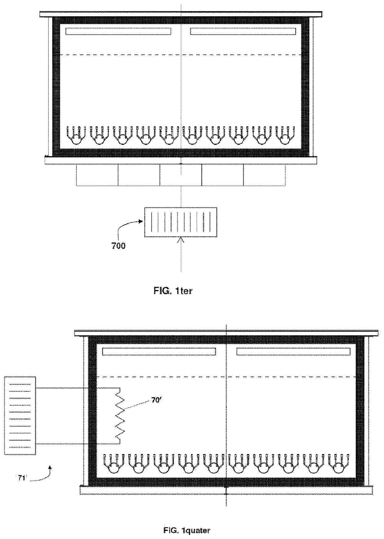 Plant and method for accumulation of energy in thermal form