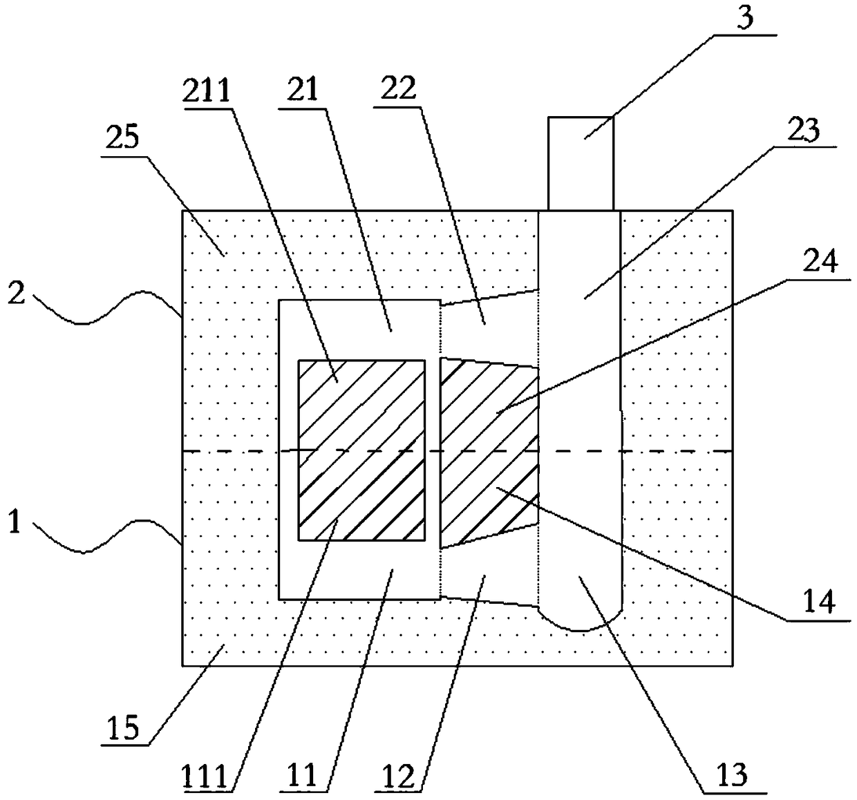 Stand pillar double dead head type sand casting die