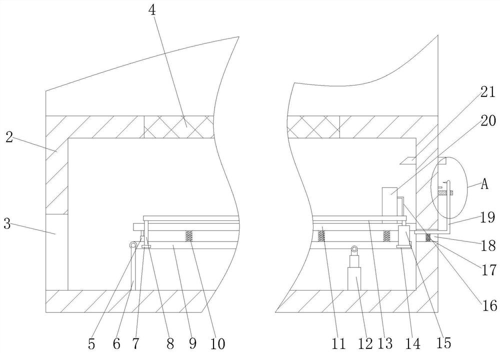 Automatic sewage removal greenhouse for ecological breeding of black-bone chickens