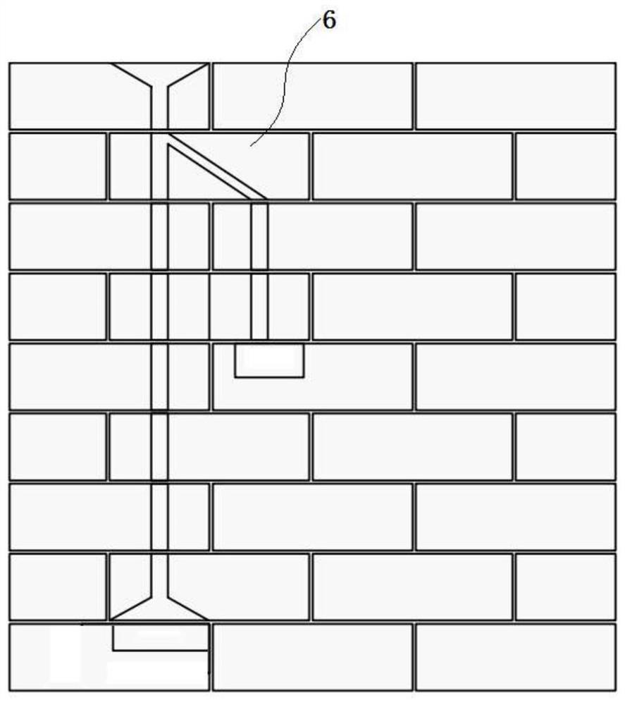 Grooving-free masonry construction method based on BIM technology and prefabricated building blocks and grooved building blocks