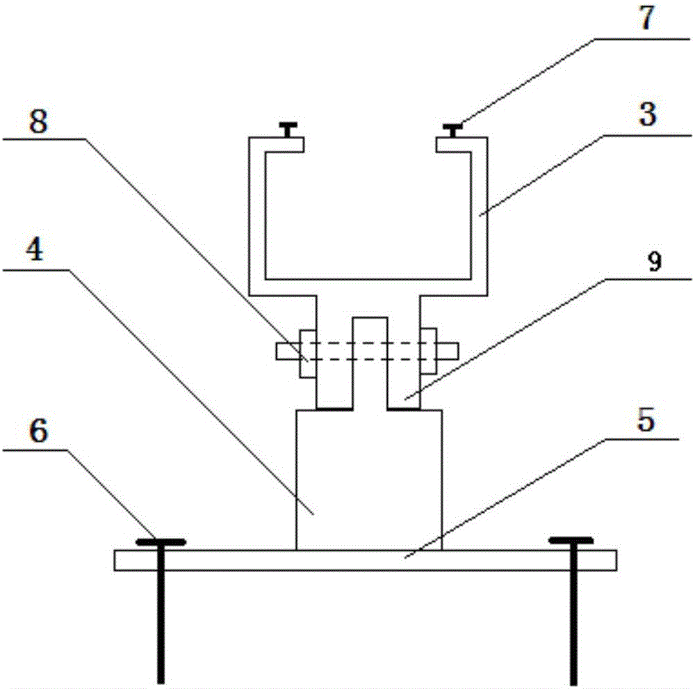 Small-sized field wind power testing device and method