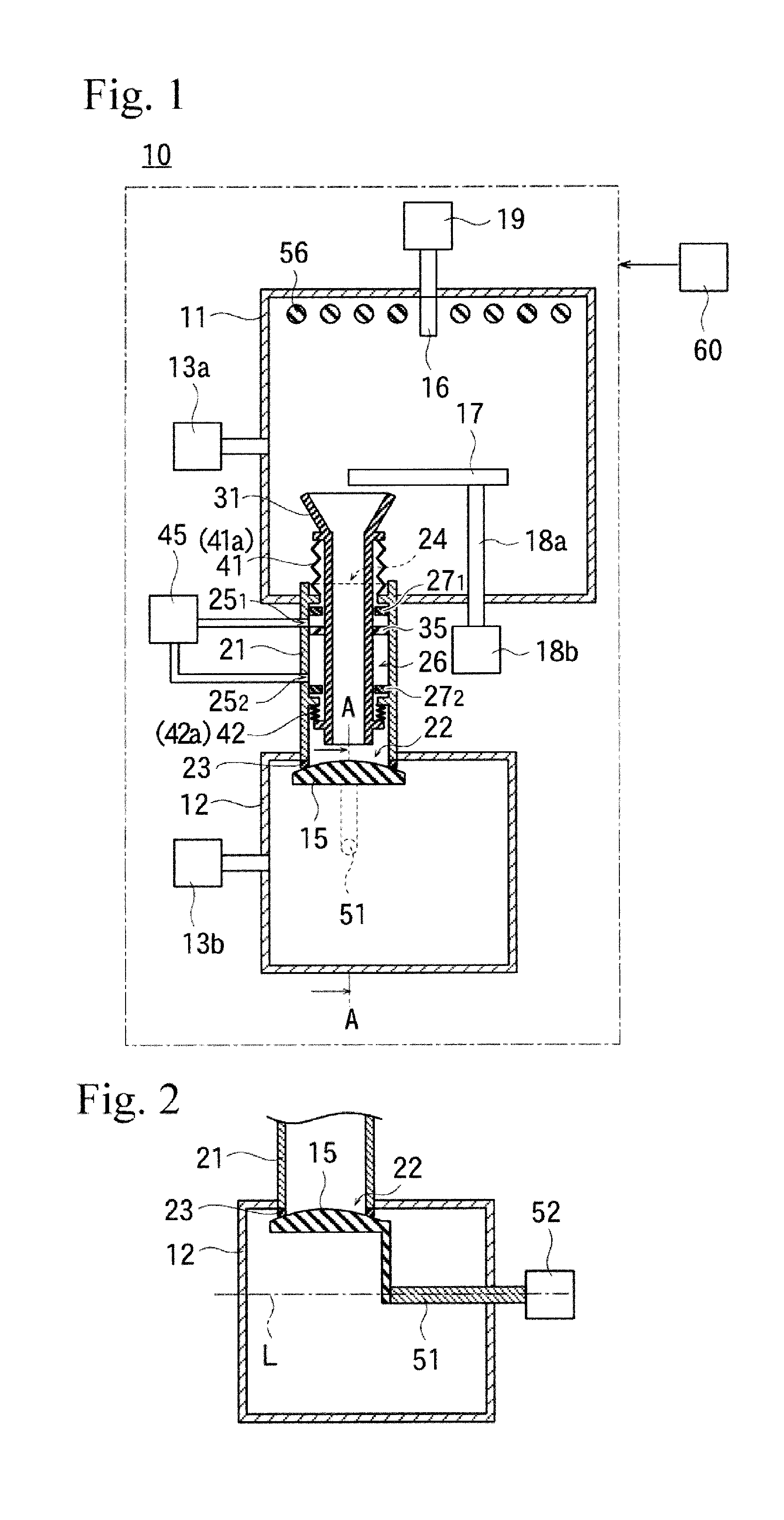 Vacuum freeze-drying apparatus and frozen particle manufacturing method