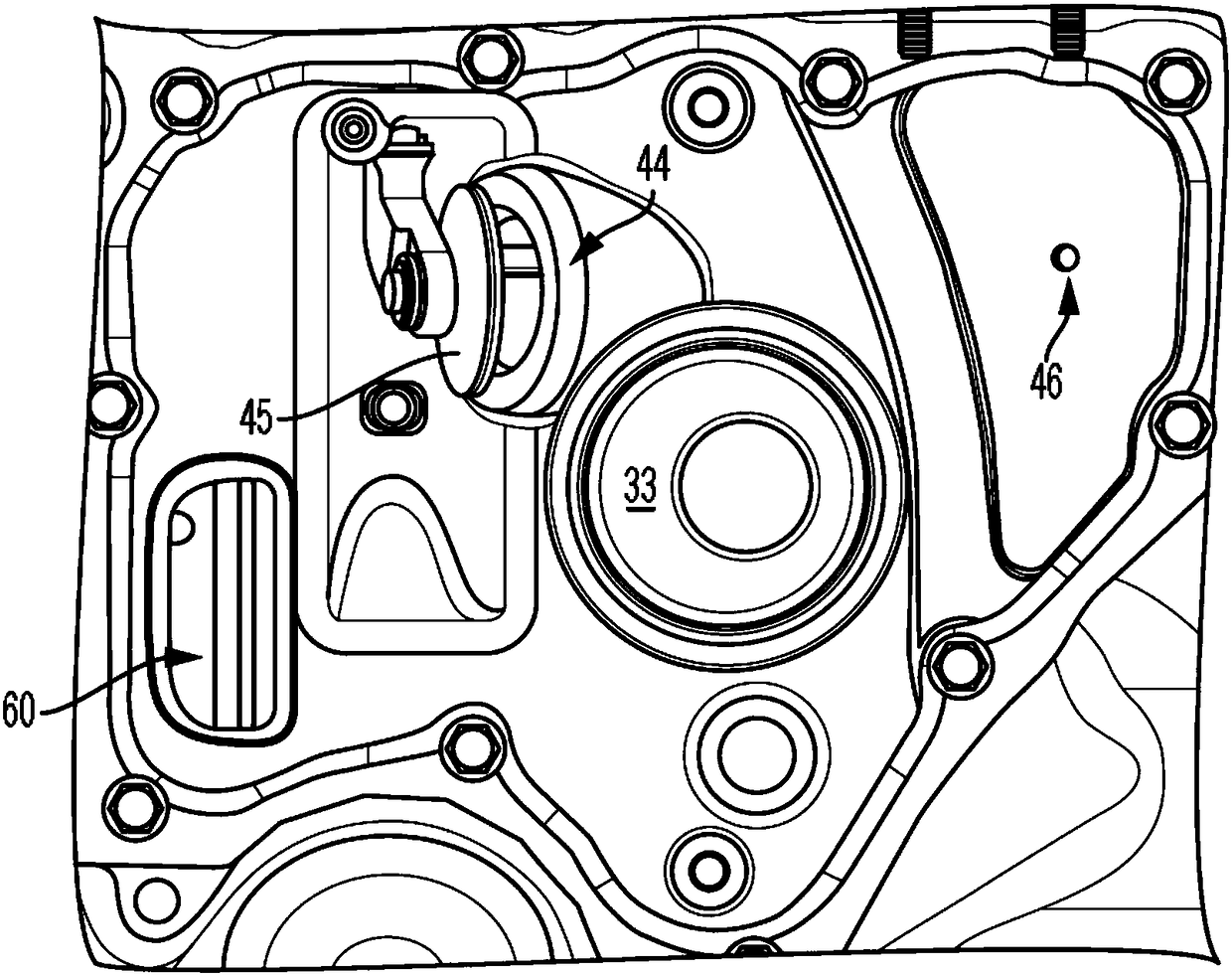 Oil pan having small active volume oil reservoir and methods of using the same