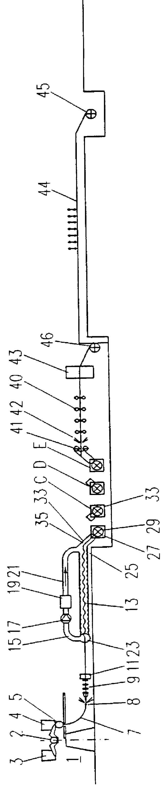 Method for the manufacture of a strip of formable steel