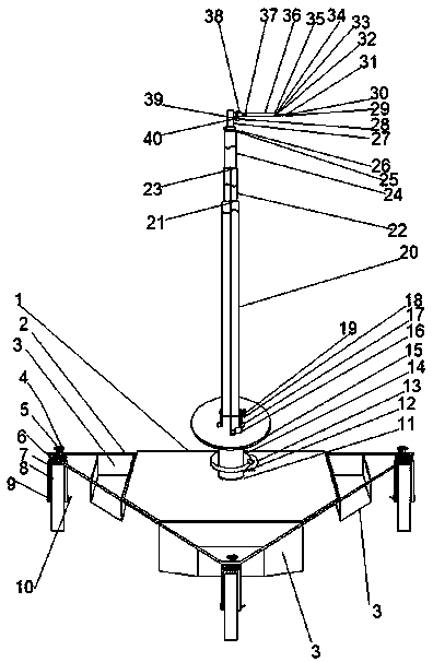 Electric intelligent remotely-controlled fruit tree pollination vehicle