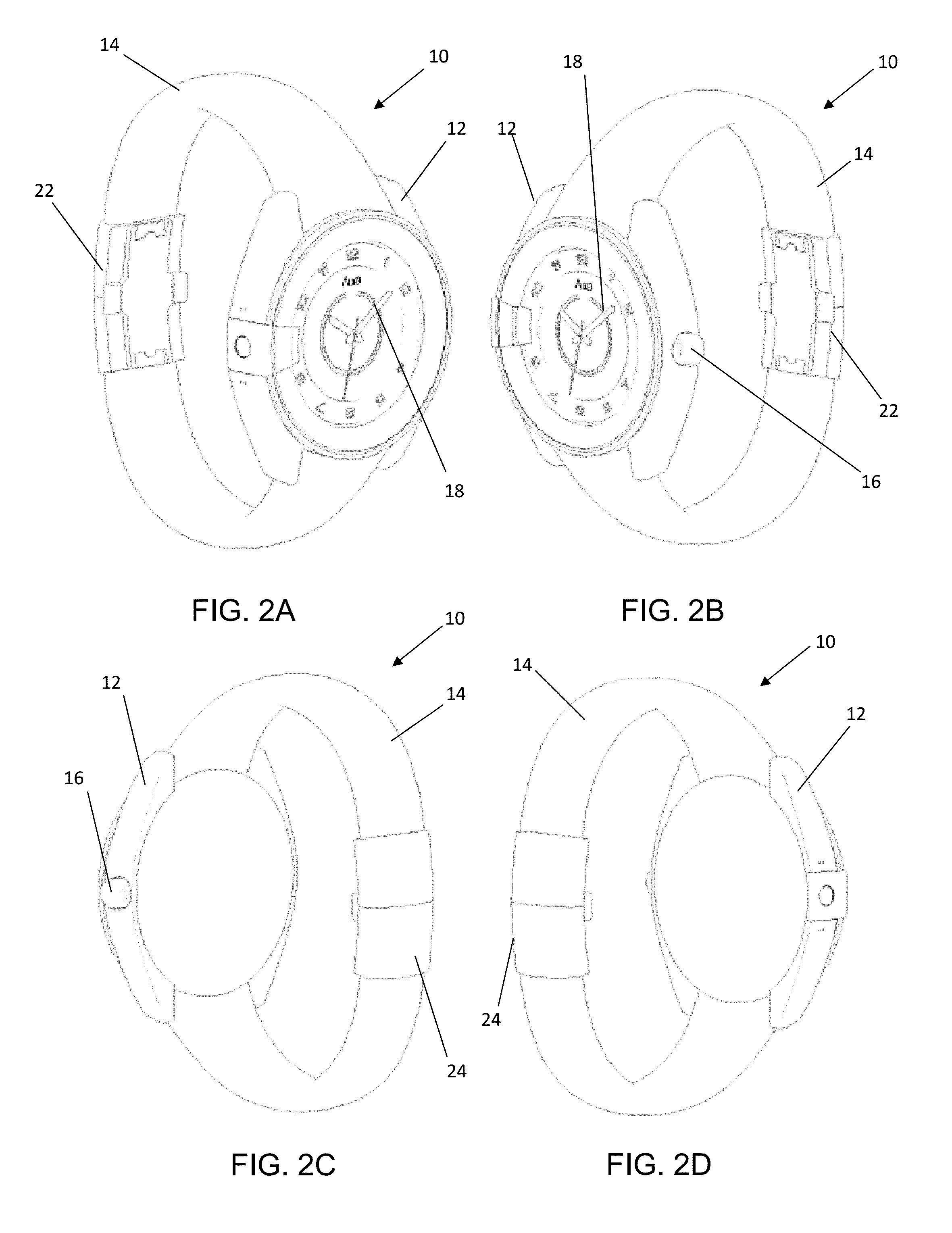 Transparent capacitive touchscreen device overlying a mechanical component