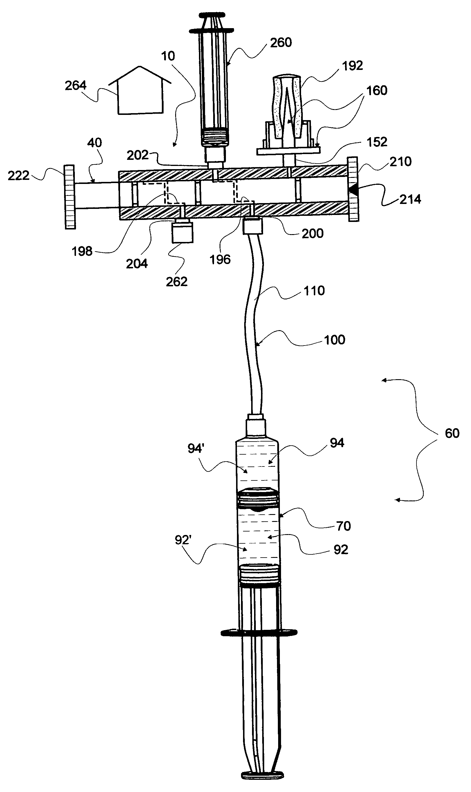 Safty dispensing system for hazardous substances