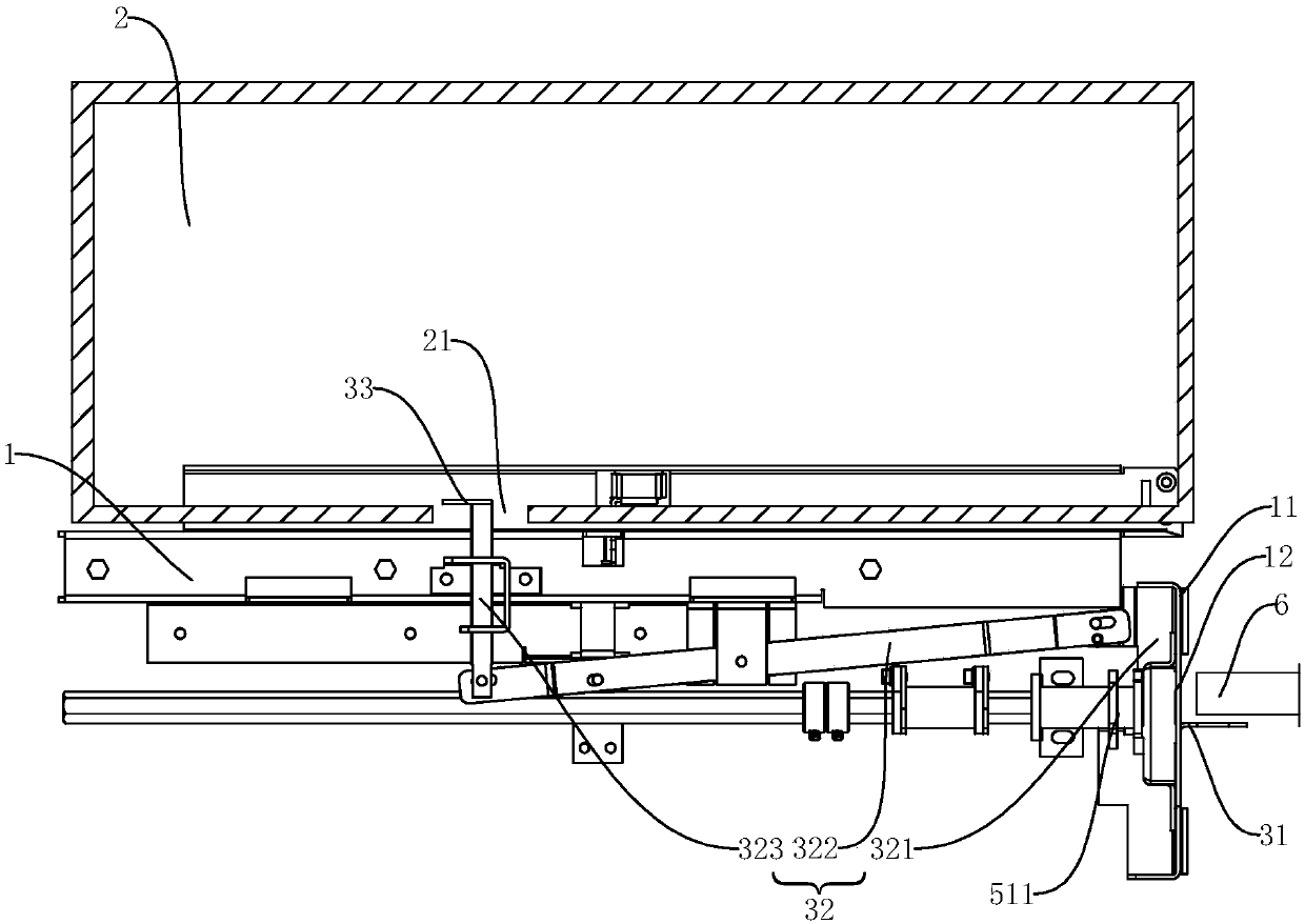 Electric multi-locking switch room chassis device