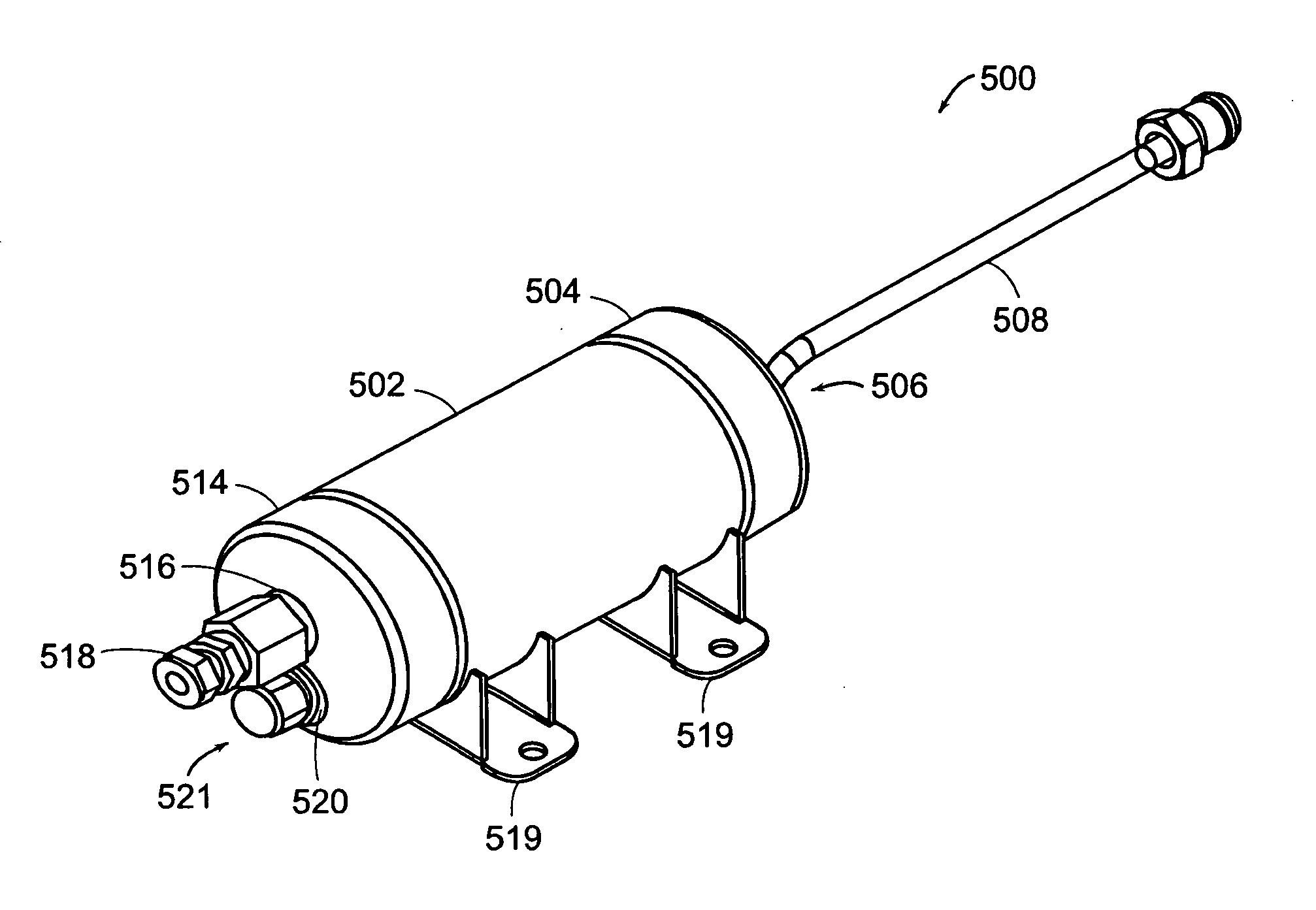 Reactive gas filter