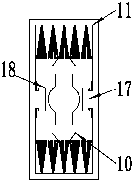 Anti-blocking aeration device for sewage treatment