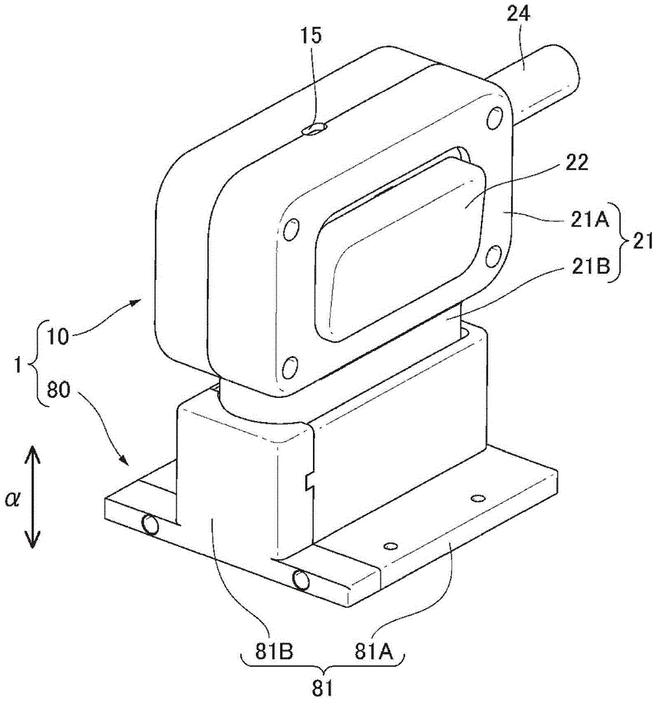 Connector device and connector used therein