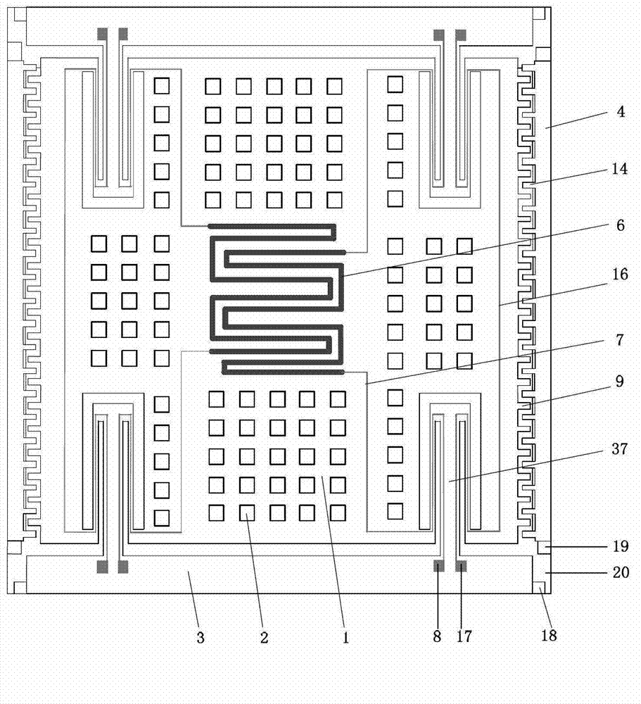 Silicon base tunneling magnetoresistance micro gyroscope