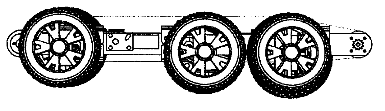 Wheel-legged robot chassis suspension device