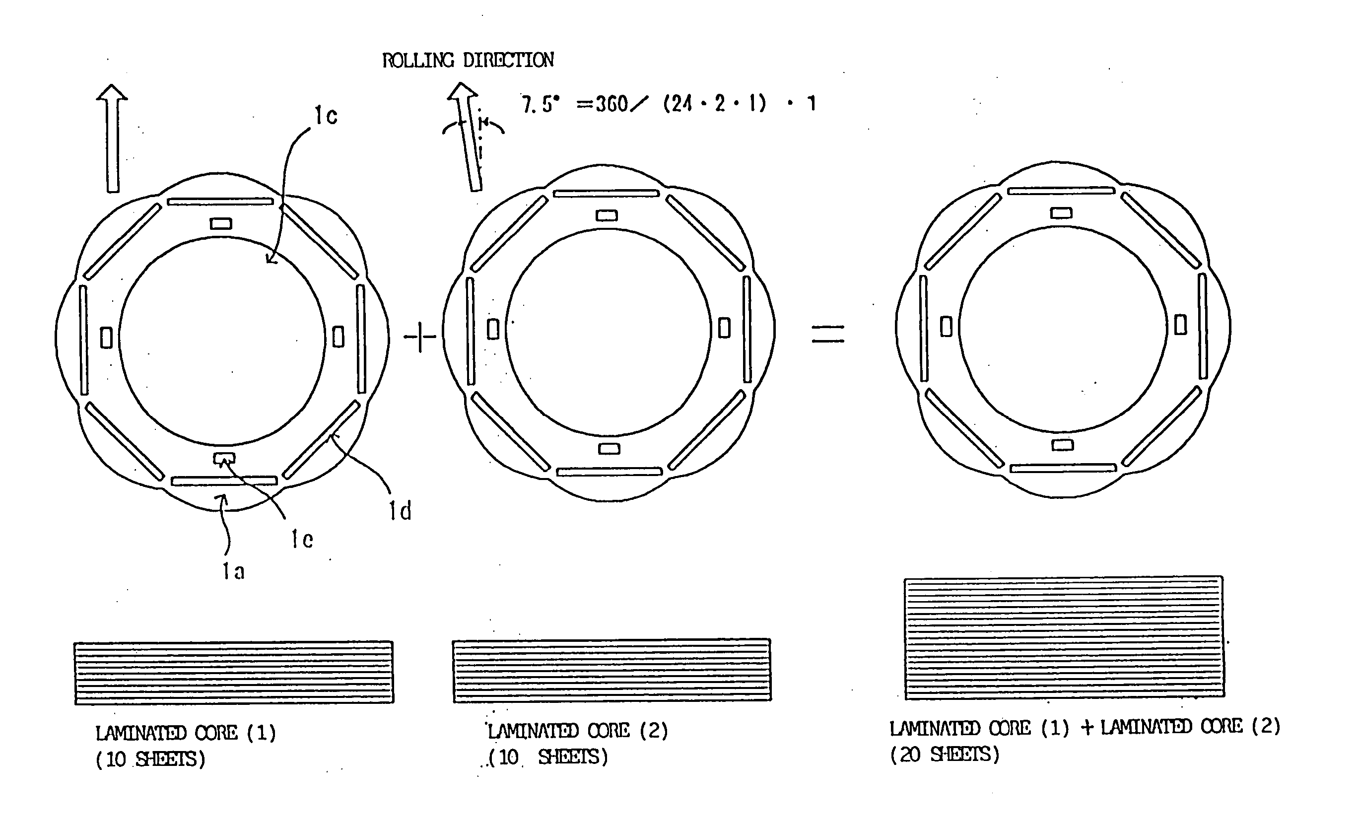 Motor and motor manufacturing apparatus