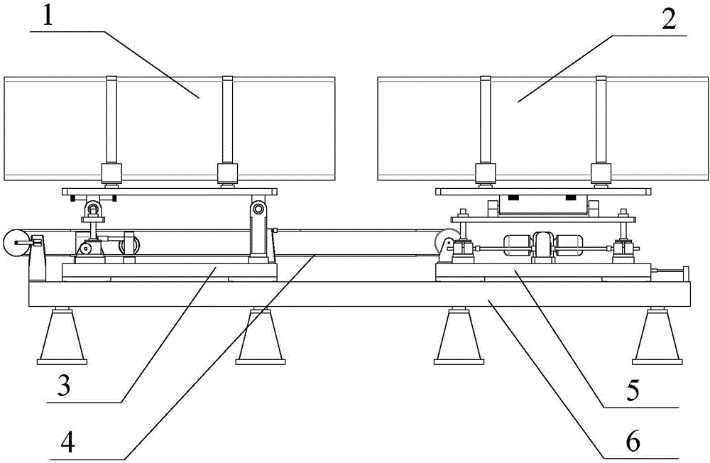 Air-floating-type flexible pulling butt joint assembling platform