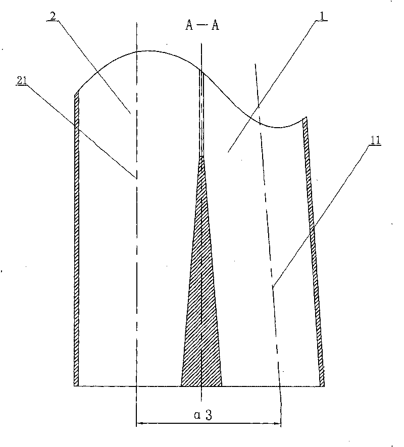 Wall type arranged horizontal rich-lean direct current combustion device