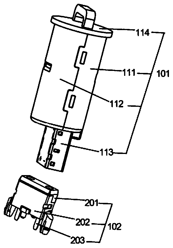 Novel multi-surface contact and low-impedance plug-in type battery box